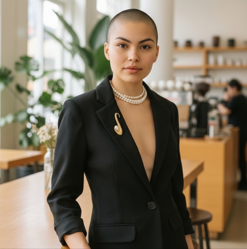 Soho Apparel Black Single-Button Tailored Blazer